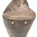 Prada Slip Pocket Soft Boston Light Brown Vitello Luxe Messenger — view 7