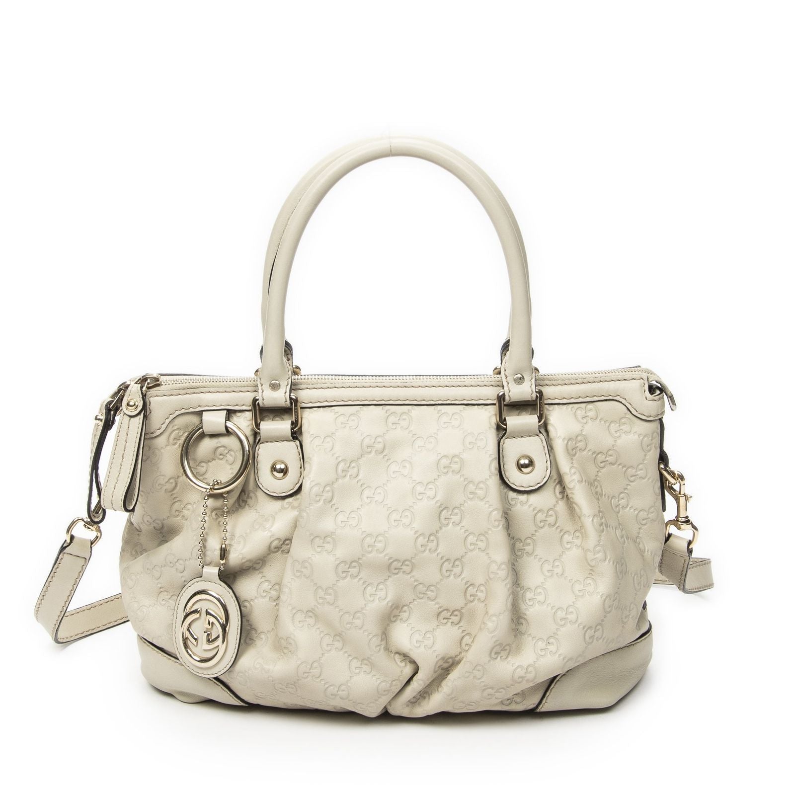 Gucci Sukey Top Handle Ivory Guccissima
