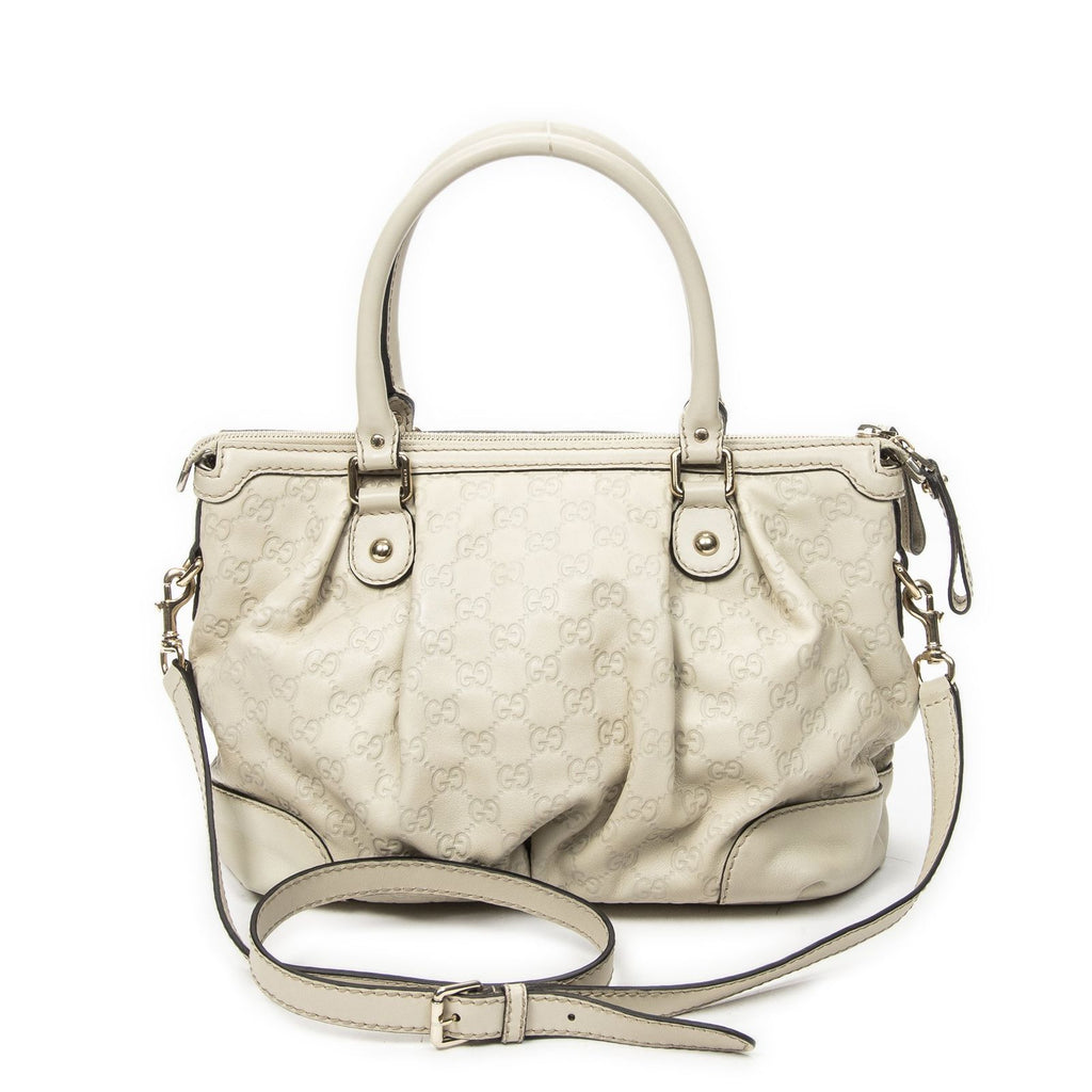 Gucci Sukey Top Handle Ivory Guccissima — view 5