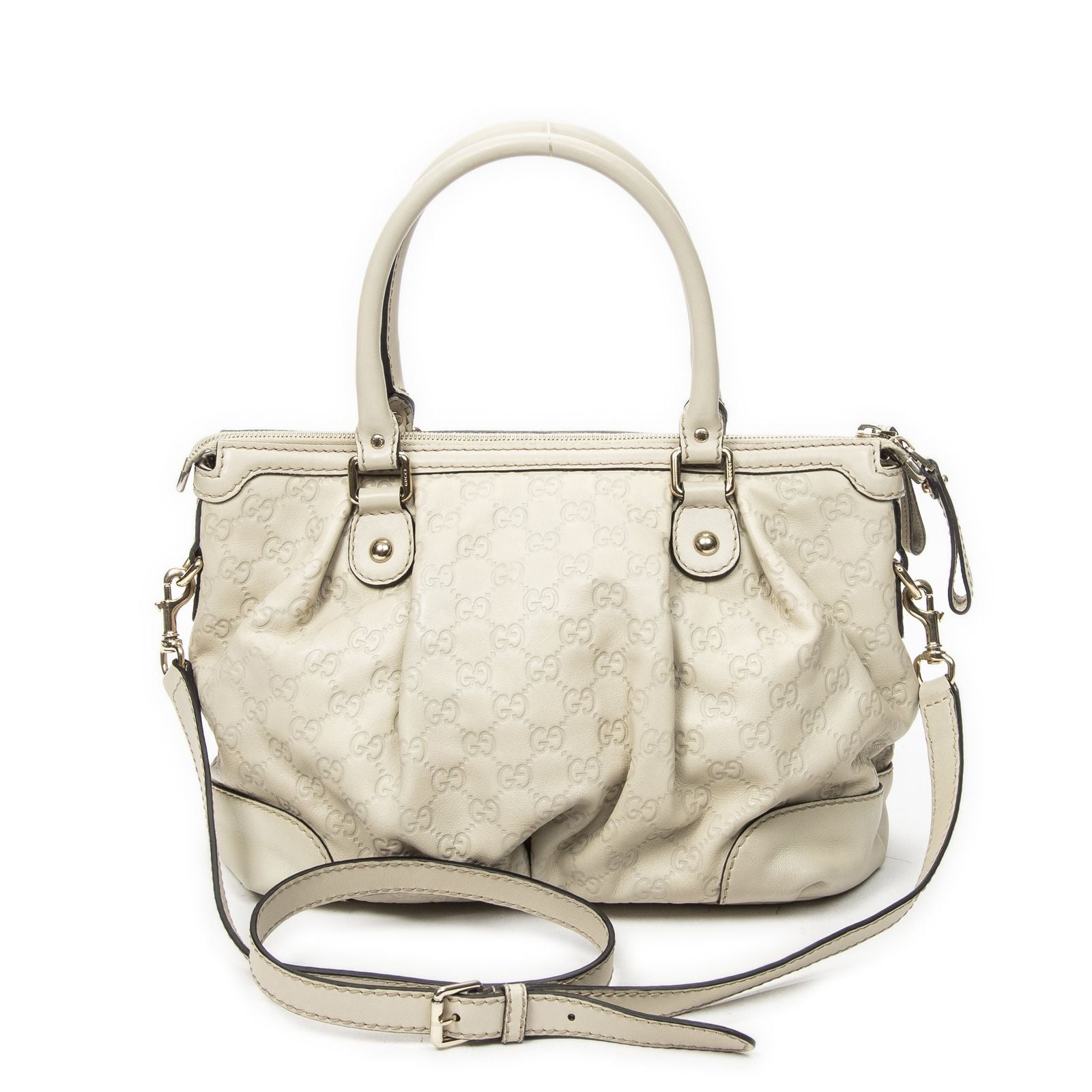 Gucci Sukey Top Handle Ivory Guccissima — view 5