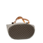 Celine Vintage Bucket Tote Brown Macadam Canvas — view 6