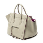Celine Medium Phantom Beige Calfskin Leather Shoulder — view 2