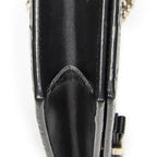 Gucci Signature Bow Chain Wallet Black Guccissima — view 7
