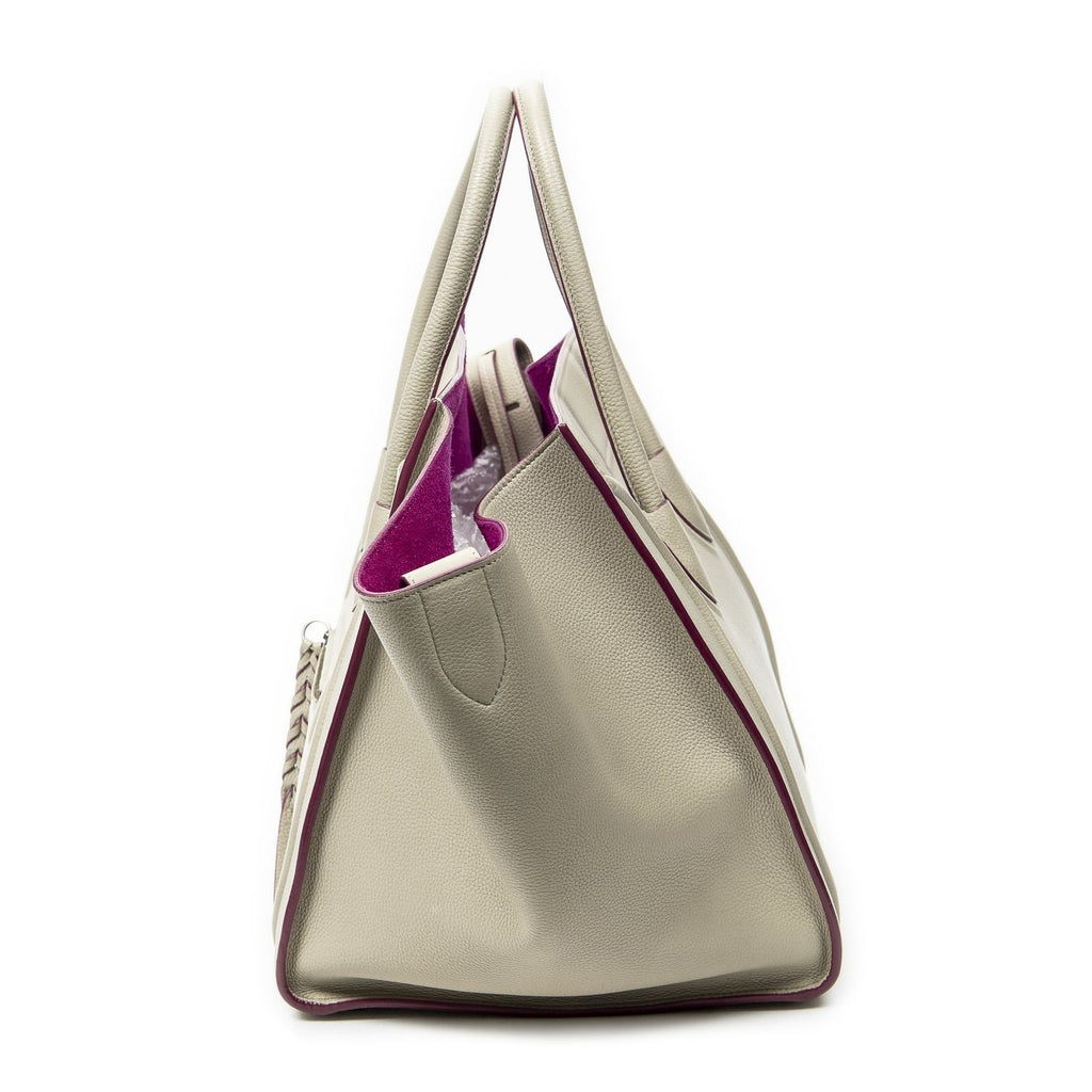 Celine Medium Phantom Beige Calfskin Leather Shoulder — view 3