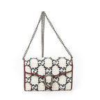 Gucci Dionysus Chain Wallet Ivory Red Tweed