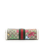 Gucci Small GG Ophidia Beige Ivory Floral Print Supreme Canvas Messenger — view 6