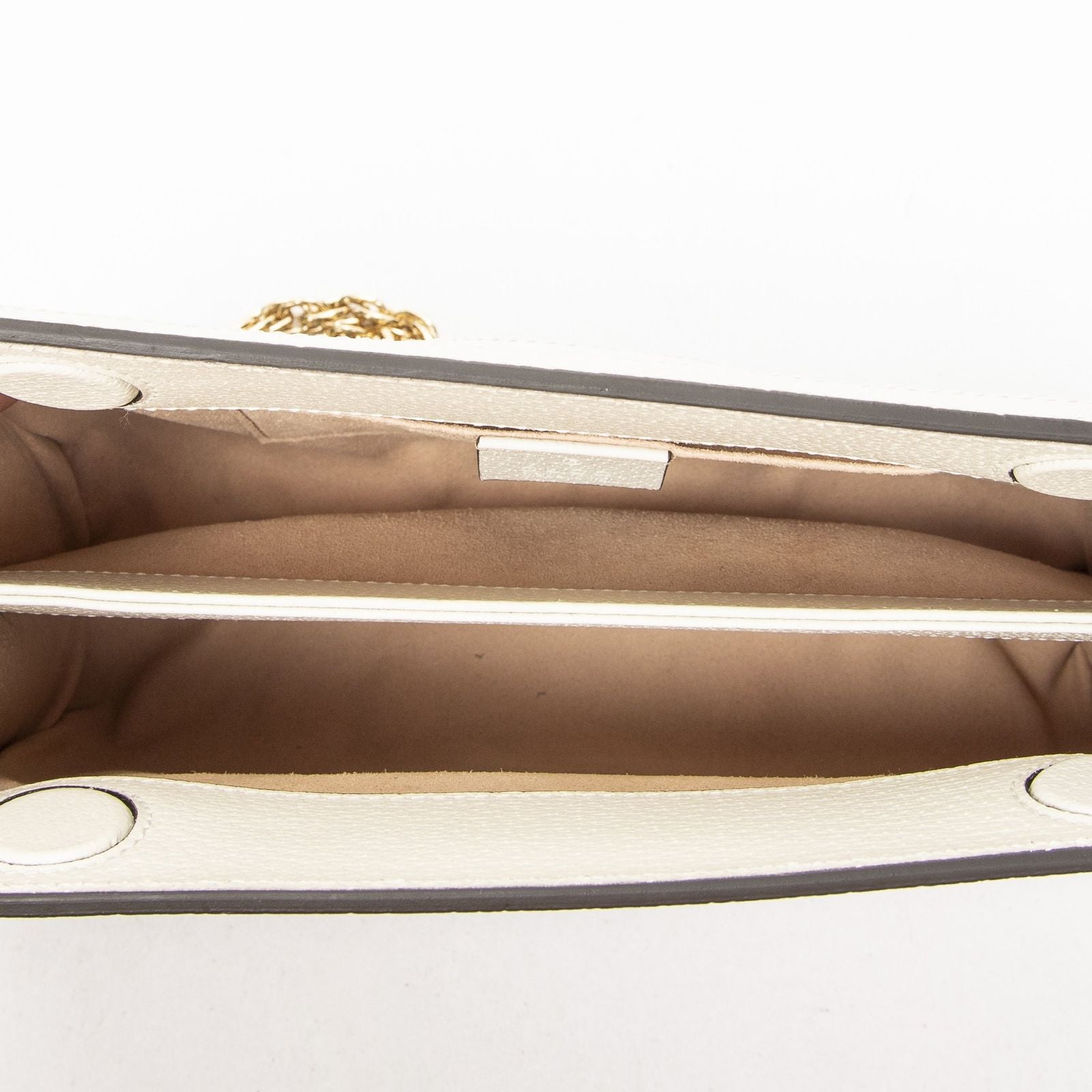 Gucci Small GG Ophidia Beige Ivory Floral Print Supreme Canvas Messenger — view 9