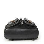 Gucci Large Bamboo Backpack Black Suede Leather — view 6