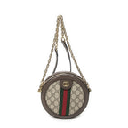 Gucci Mini Web Ophidia Crossbody Beige Brown Supreme Canvas