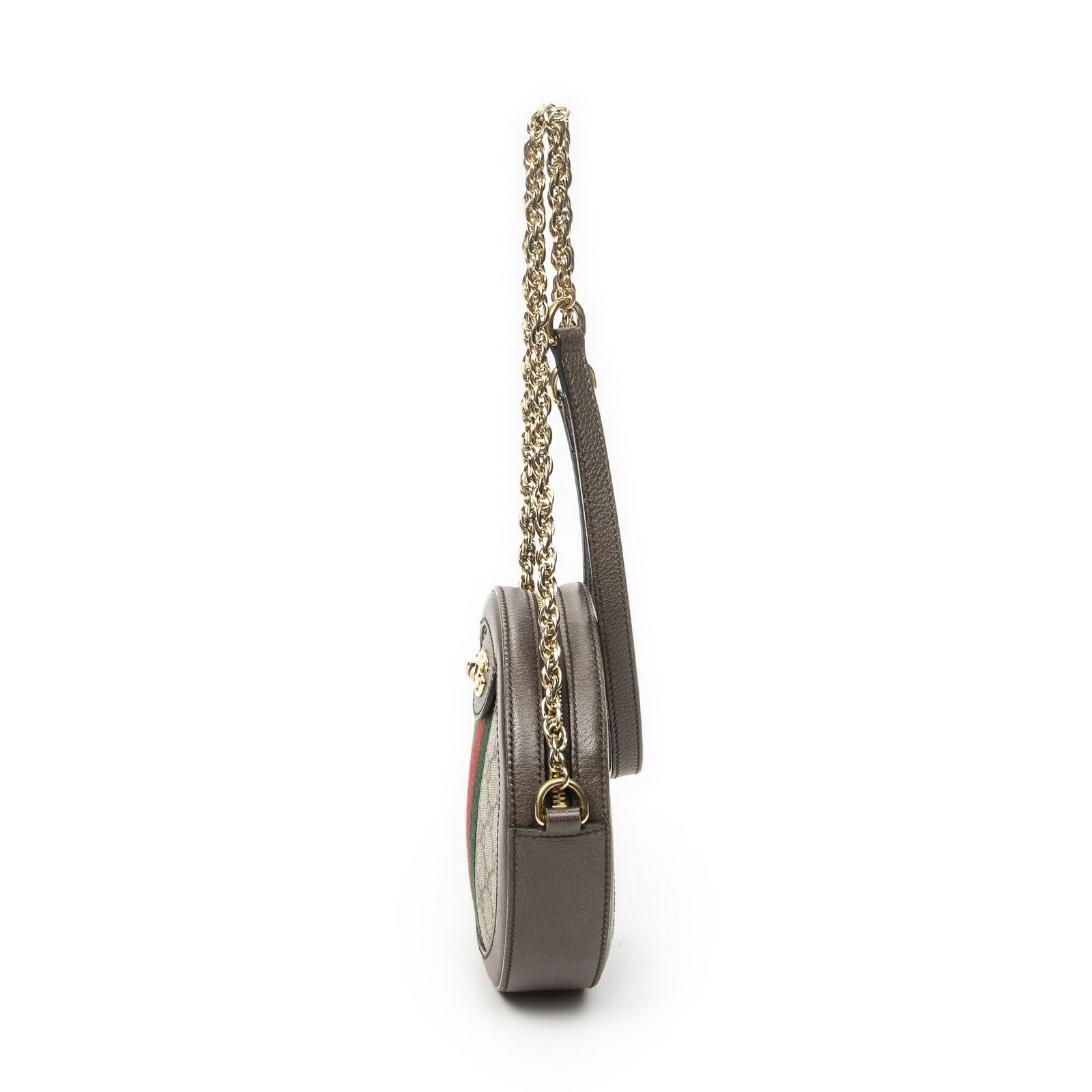 Gucci Mini Web Ophidia Crossbody Beige Brown Supreme Canvas — view 3
