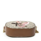Gucci Chain Shoulder Beige Brown Tiger Embroidery Supreme Canvas Messenger — view 6