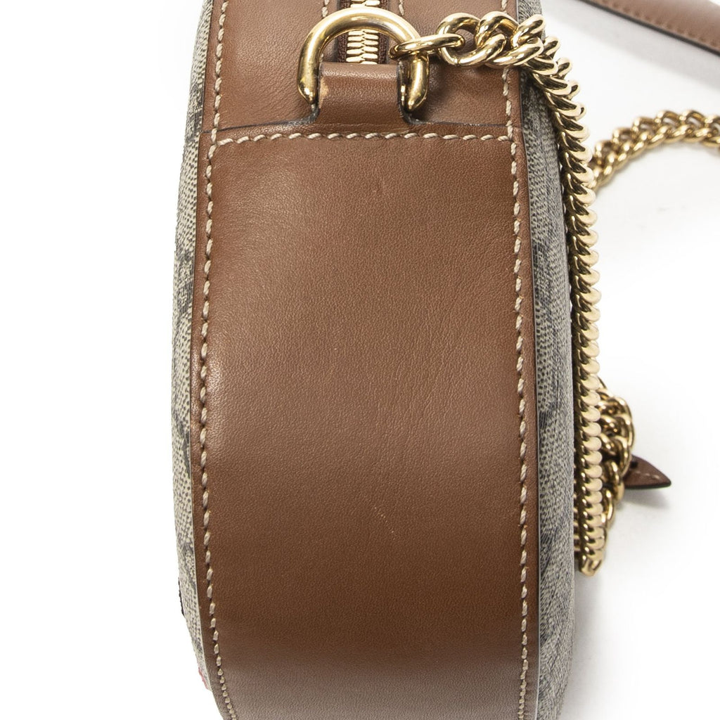 Gucci Chain Shoulder Beige Brown Tiger Embroidery Supreme Canvas Messenger — view 8
