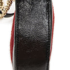 Gucci Mini Web Ophidia Crossbody Red Black Suede Leather — view 7