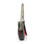 Gucci Mini Web Ophidia Crossbody Red Black Suede Leather — view 3