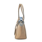 Gucci Small Swing Tote Beige Light Blue Gray Calfskin Leather — view 3
