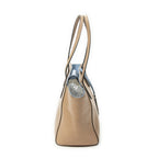 Gucci Small Swing Tote Beige Light Blue Gray Calfskin Leather — view 4