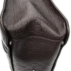 Gucci Large Document Tote Dark Brown Guccissima — view 8