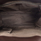Gucci Large Document Tote Dark Brown Guccissima — view 9