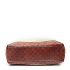Gucci Radio Pun Tote Beige Red Canvas — view 6