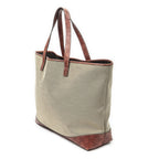 Gucci Radio Pun Tote Beige Red Canvas — view 2