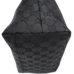 Gucci Front Slip Pocket Hobo Black GG Canvas — view 8