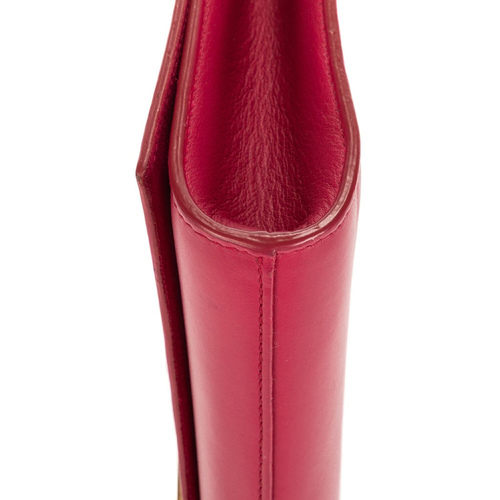 Saint Laurent Ligne-y Pochette Pink Smooth Leather — view 8