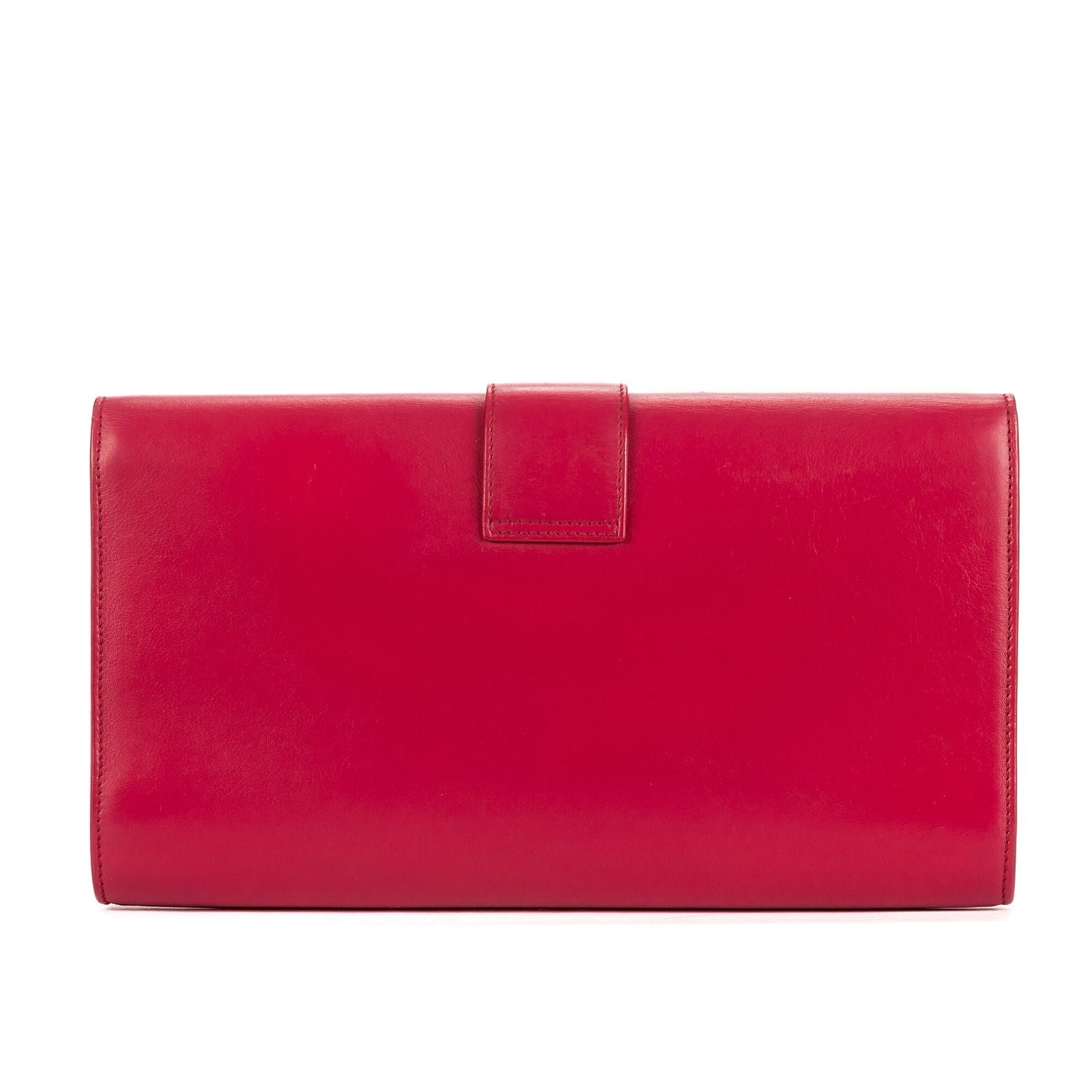 Saint Laurent Ligne-y Pochette Pink Smooth Leather — view 4