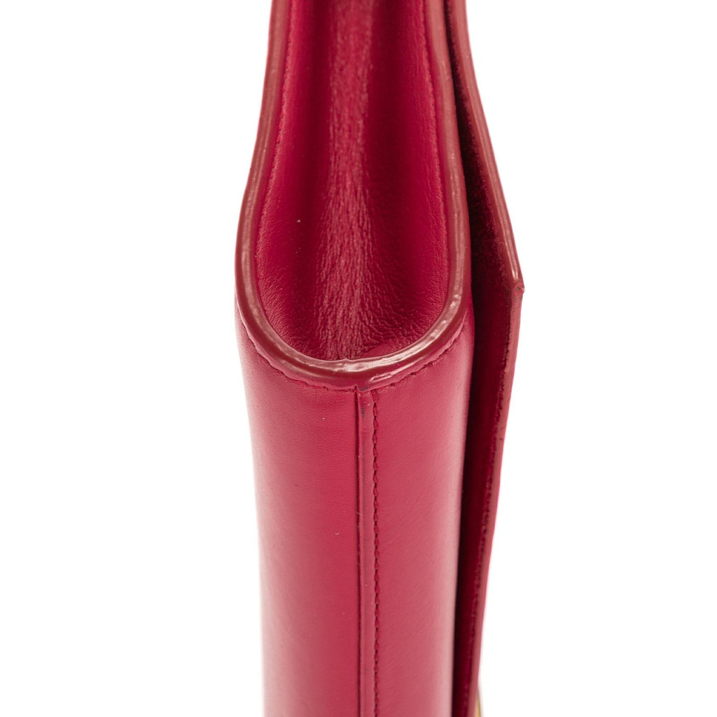 Saint Laurent Ligne-y Pochette Pink Smooth Leather — view 7