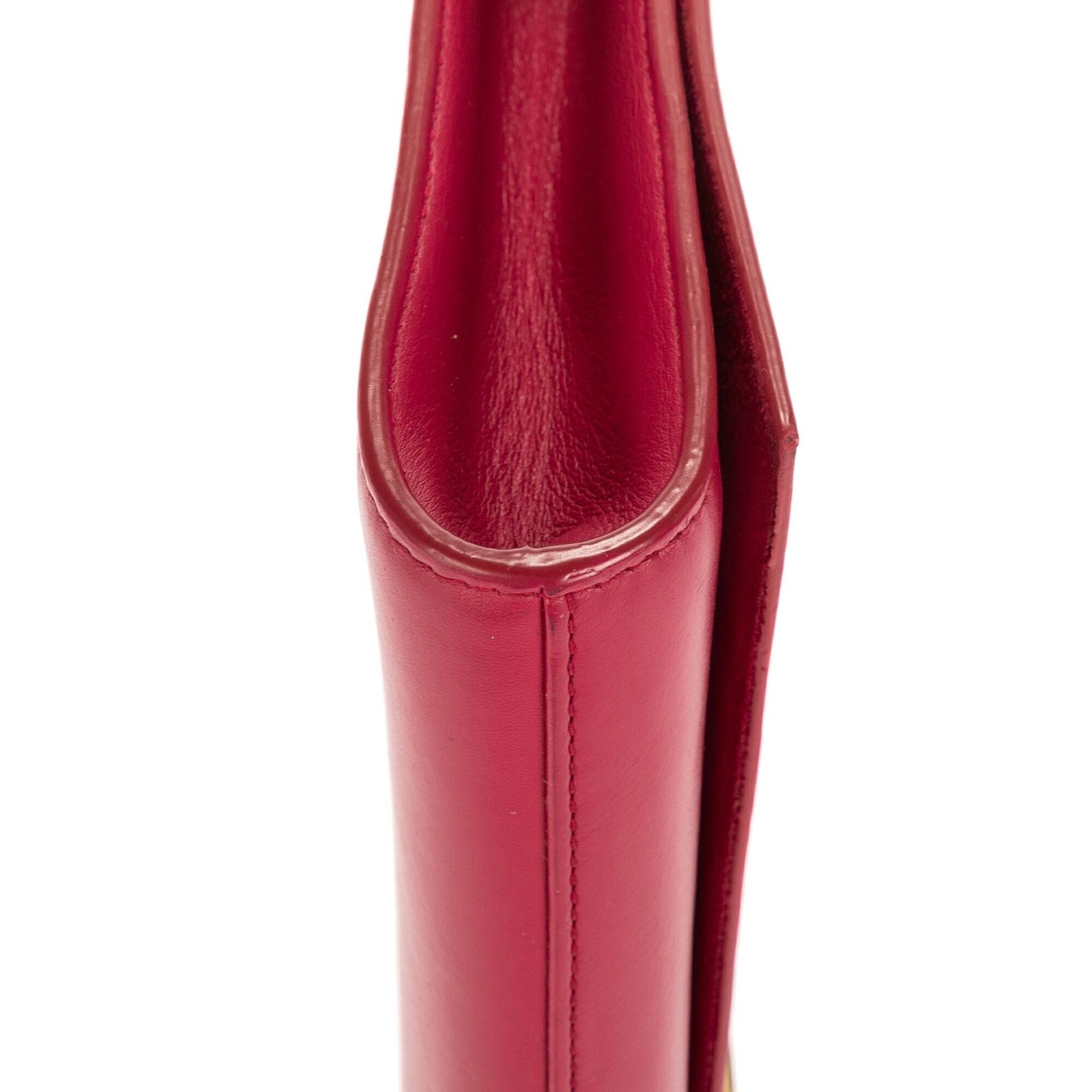 Saint Laurent Ligne-y Pochette Pink Smooth Leather — view 7