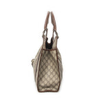 Gucci Large Joy Shoulder Tote Beige Brown Supreme Canvas — view 3