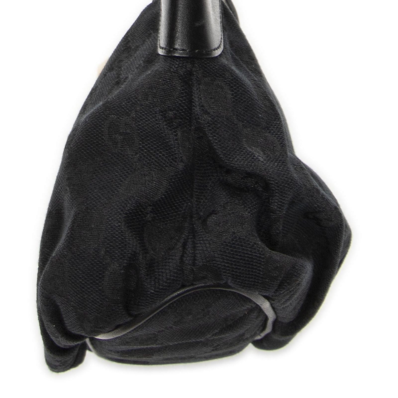 Gucci Pochette Black GG Canvas Pouch — view 7