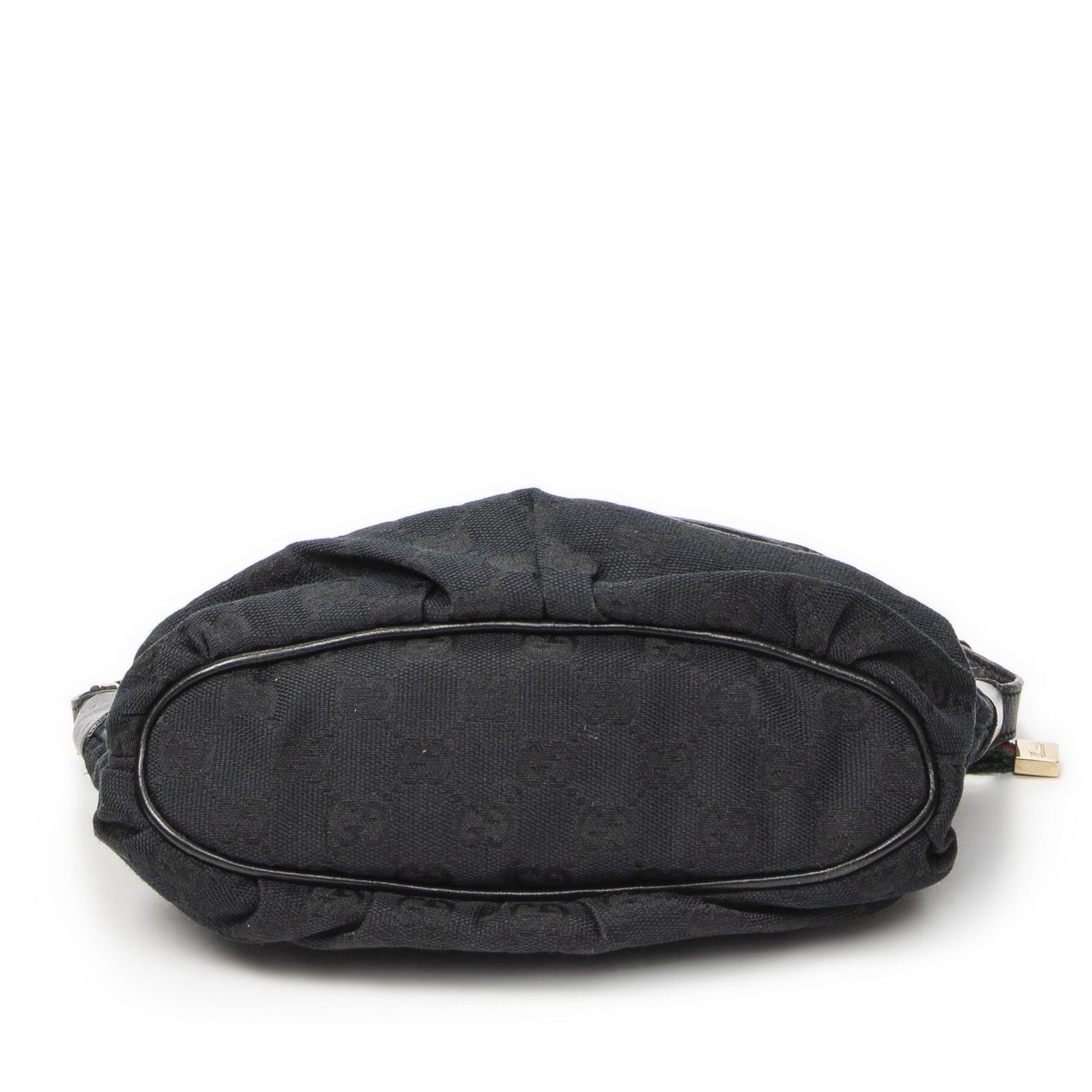Gucci Pochette Black GG Canvas Pouch — view 6