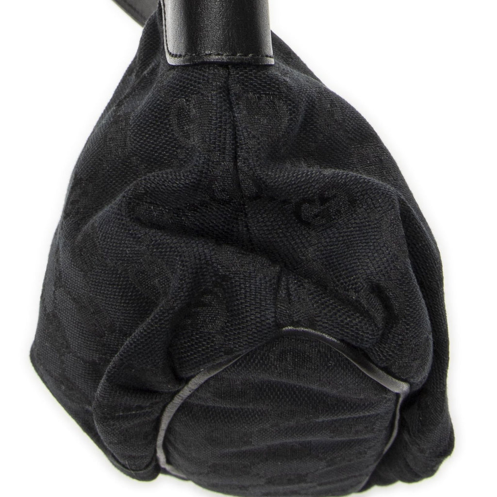 Gucci Pochette Black GG Canvas Pouch — view 8