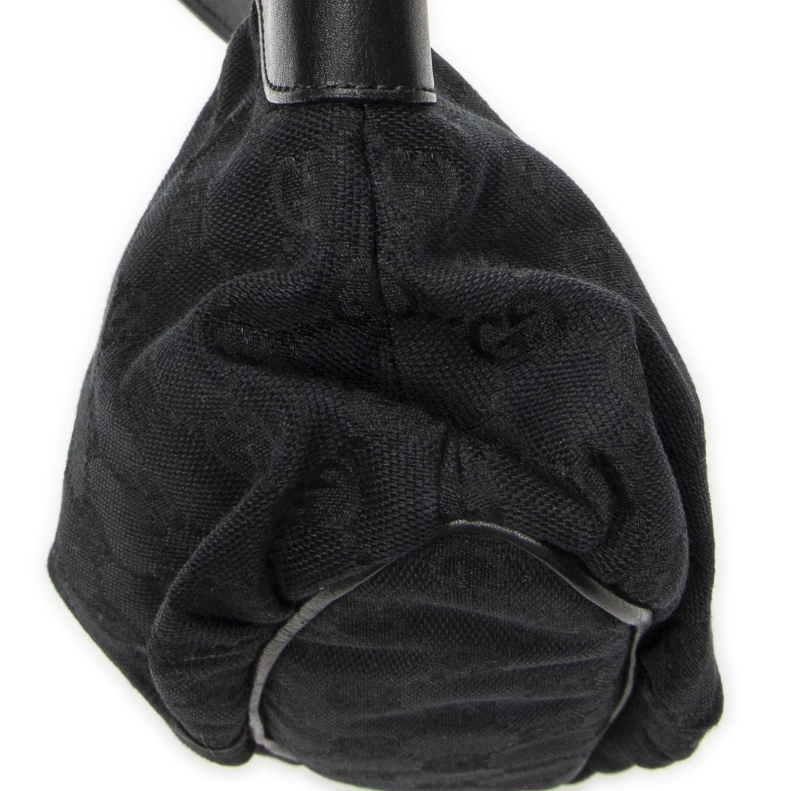 Gucci Pochette Black GG Canvas Pouch — view 8