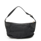 Gucci Pochette Black GG Canvas Pouch — view 5