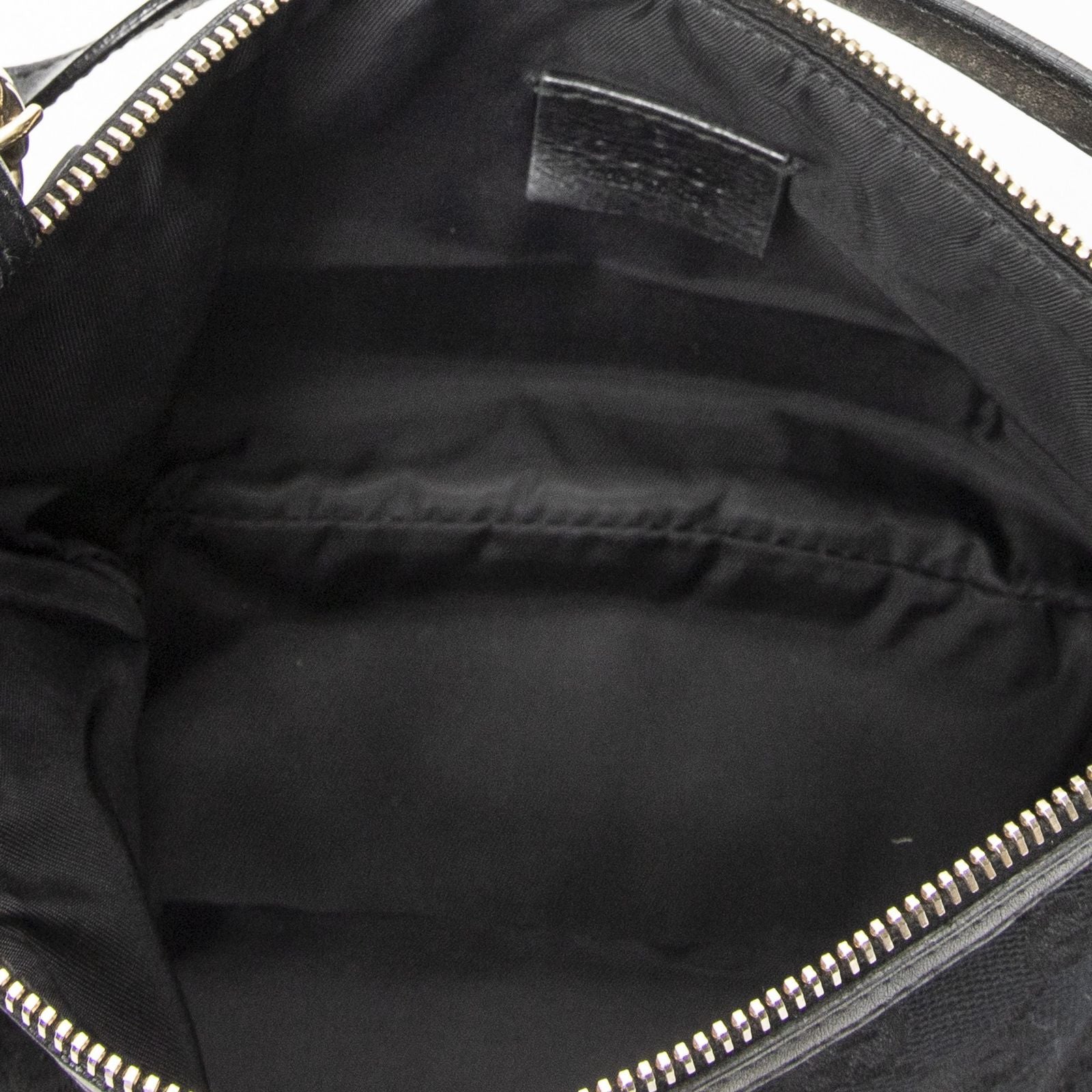 Gucci Pochette Black GG Canvas Pouch — view 9