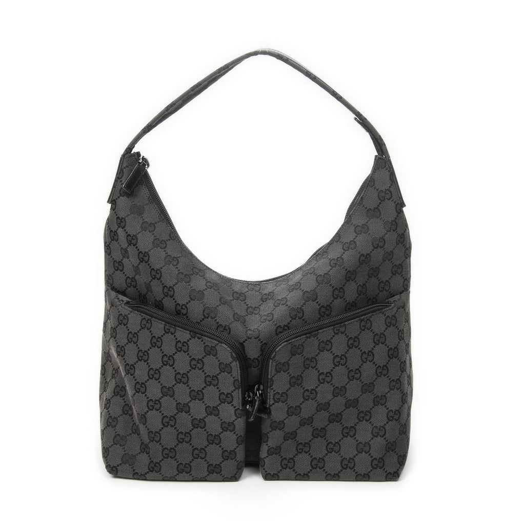 Gucci Hobo Black GG Canvas