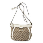 Gucci Abbey Shoulder Bag Beige Ivory GG Canvas