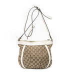 Gucci Abbey Shoulder Bag Beige Ivory GG Canvas — view 5