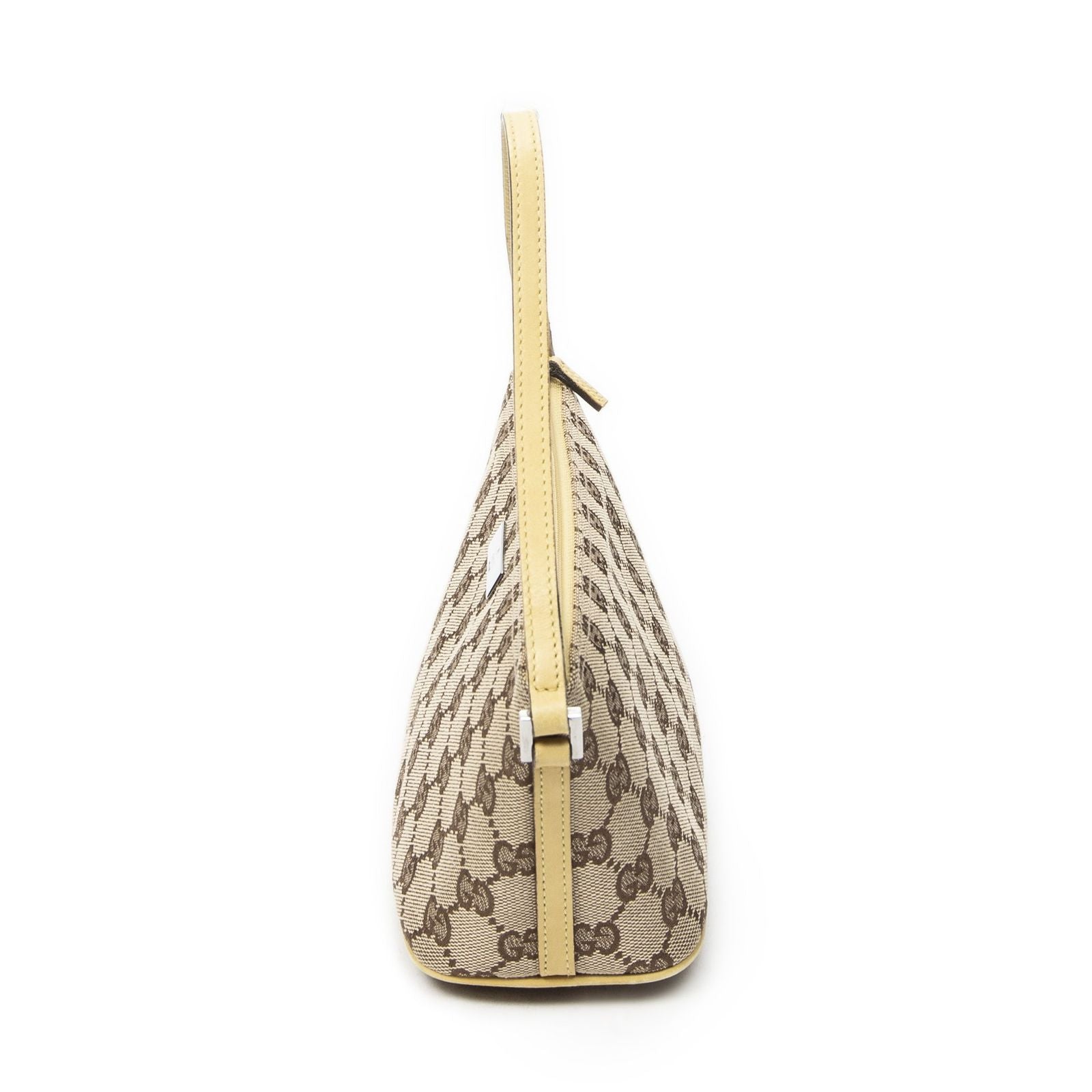 Gucci Pouch Beige Tan GG Canvas — view 3