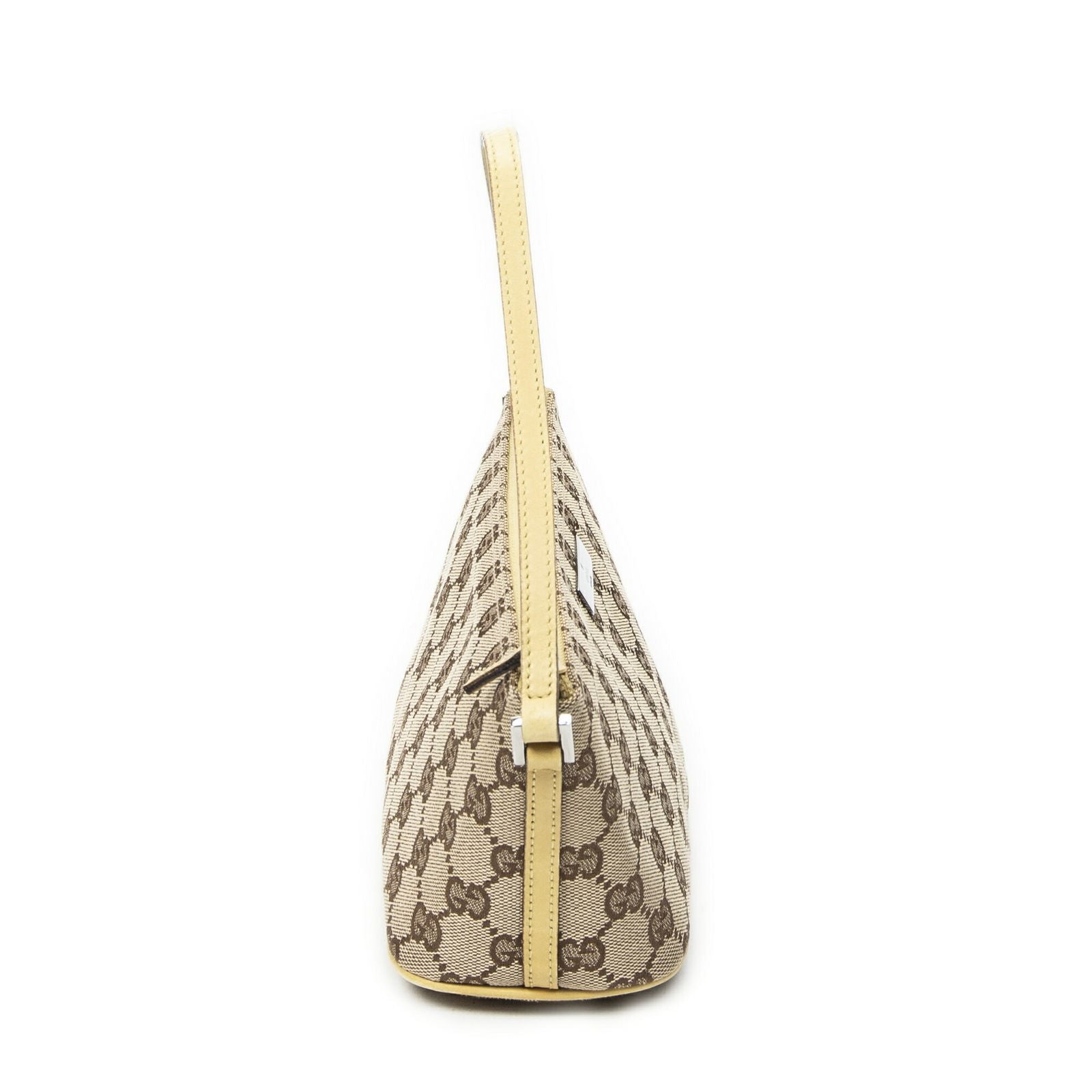 Gucci Pouch Beige Tan GG Canvas — view 4