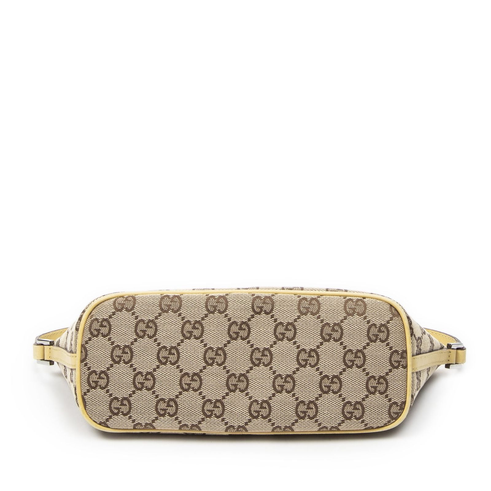Gucci Pouch Beige Tan GG Canvas — view 6