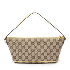 Gucci Pouch Beige Tan GG Canvas — view 5