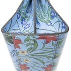 Gucci Medium Nymphaea Top Handle Blue Floral Print Leather — view 7