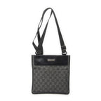 Gucci Small Messenger Gray Black GG Denim Canvas