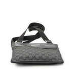 Gucci Small Messenger Gray Black GG Denim Canvas — view 6