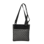 Gucci Small Messenger Gray Black GG Denim Canvas — view 5