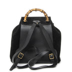Gucci Rajibanbu Backpack Black Suede Leather — view 5