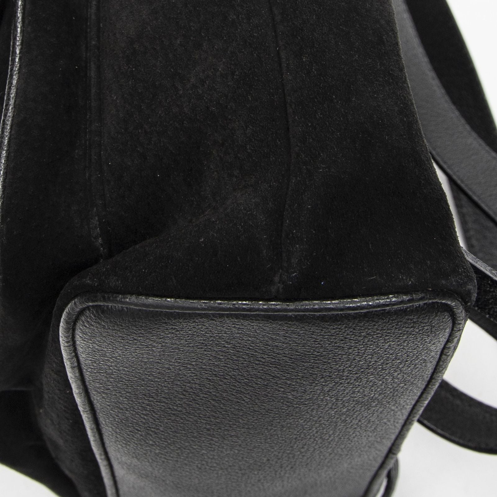 Gucci Rajibanbu Backpack Black Suede Leather — view 8