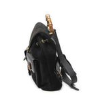 Gucci Rajibanbu Backpack Black Suede Leather — view 3